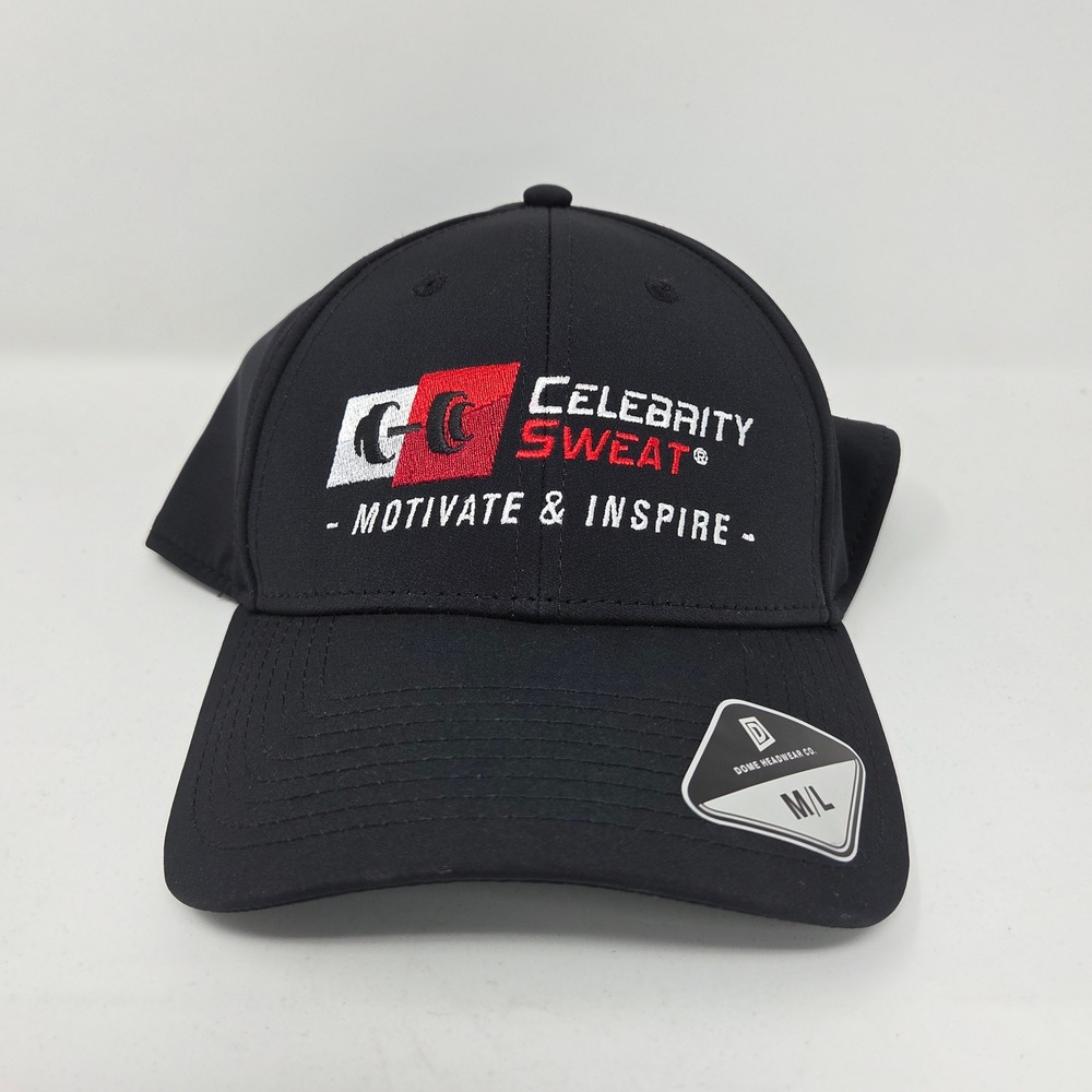 Dome Headwear 2020 Celebrity Sweat Baseball Cap A-Flex Fitted M/L Black Sport